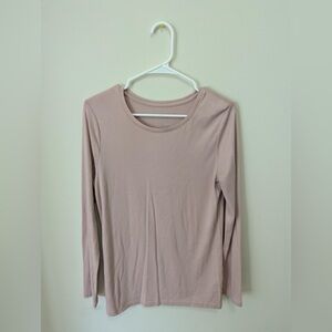 Cute Basic Pink Long Sleeve T-Shirt